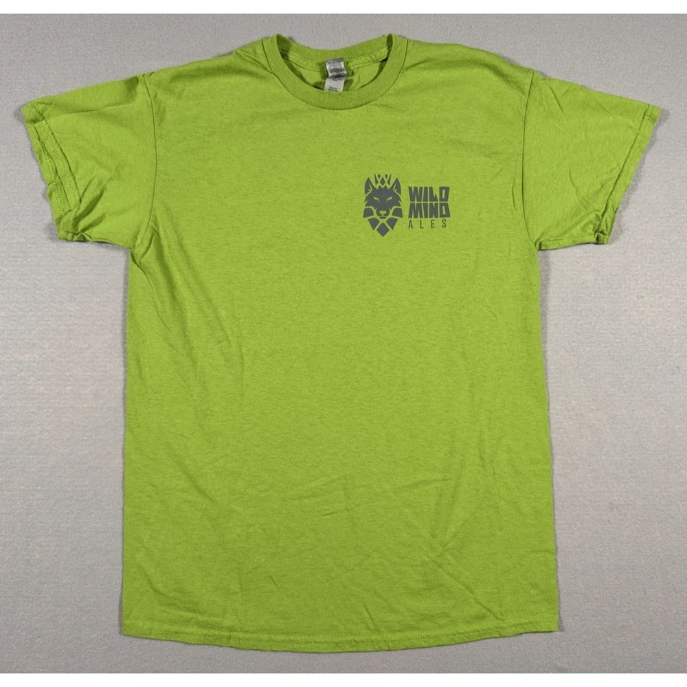 Wild Mind Ales Brewhouse Minneapolis Staff T-Shirt  Green Size M  NEW